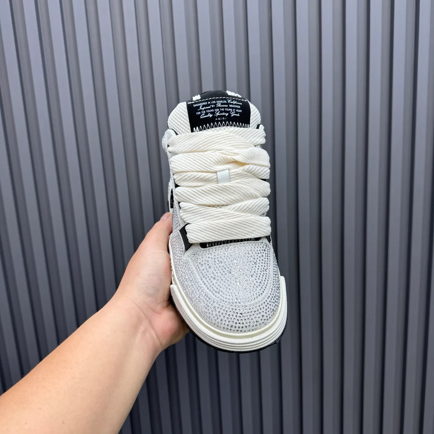 Men's shoes 💰760💰 AMIRI AMIRI fashion brand hot sale 🔥 Available all year round, couples 💑 Official website synchronization Imported fabrics 1⃣️ vs 1⃣️ replica, original factory special original sole, 35-45 (45. non-refundable)